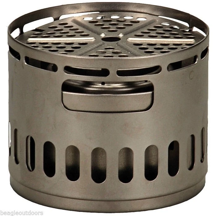 Evernew Titanium Ti DX Stand EBY257 Tri-Fuel Alcohol/Madera/Combustible Sólido Tabletas Foto 1 de 1