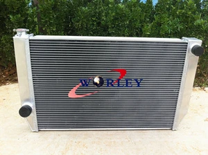 Custom Aluminum Race Radiator for Ford Falcon V8 6cyl XC XD XE XF 56mm 3Row MT - Picture 1 of 5