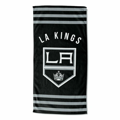 NEW LA Kings Team Licensed Stripes Beach Towel 30'' x 60'' Cover