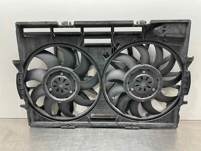 2012 AUDI A8 OEM DUAL RADIATOR COOLING FAN ASSEMBLY 58K 4H0121003K 2011-2014 — 第 1/4 张图片