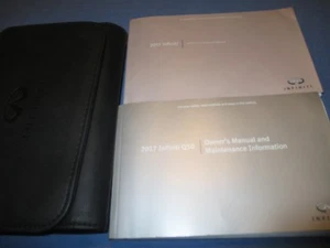 2017 Infiniti Q50 Q 50 Owners Manuell Set W/Schutzhülle & Navigation - Picture 1 of 1