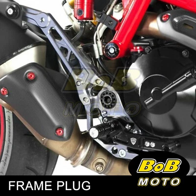 For Ducati Monster 797 1100 696 MONSTER S2R S4R CNC Aluminum Central Frame Plugs - Image 1 of 4