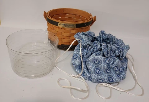 Longaberger 2000 UnBEElievable Basket Jewelry Pouch Liner Cover