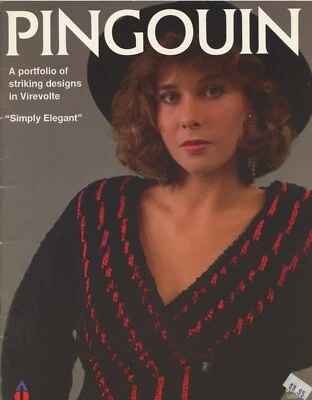 Pingouin Knitting Pattern Book US04 Virevolte Portfolio 17 Designs for Chenille - Image 1 of 4