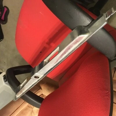 Manija central cromada maletero mercedes-benz w116 1166900580 pieza original alemana. Foto 1 de 2