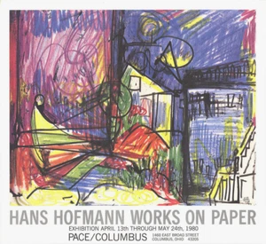 Landscape Works on Paper, 1980 Hans Hofmann Art Print Offset Lithograph 24.75x27 - Picture 1 of 1