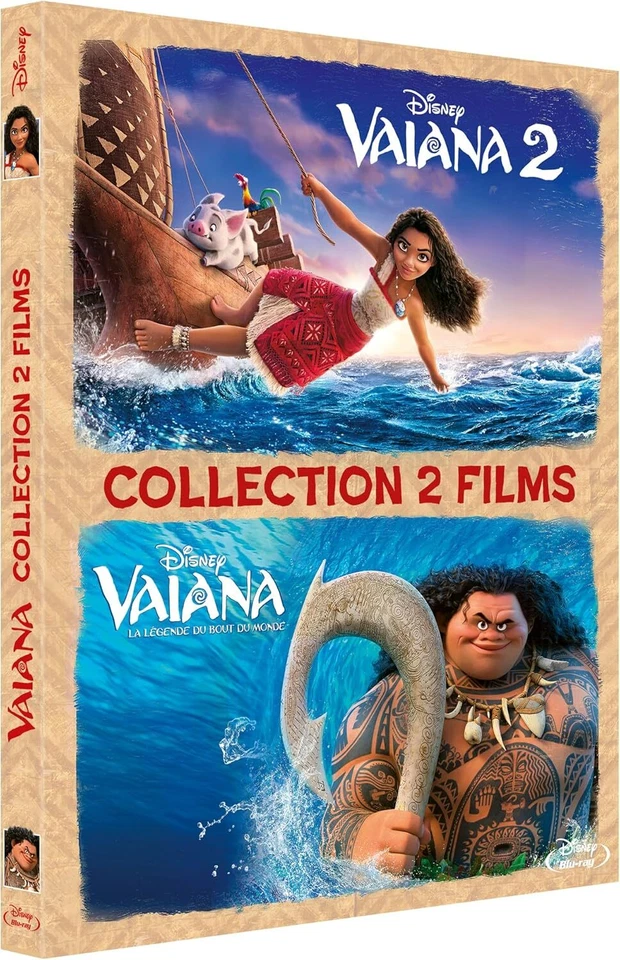 Coffret Vaiana La légende du bout du monde  Vaiana 2 BluRay - Photo 1/1