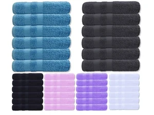 Pack of 2, 4 or 6 Hand Towels Set Bathroom Luxury Soft 100% Cotton Multipurpose - Picture 1 of 13