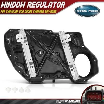 Regulador de ventana eléctrica para pasajero delantero para Chrysler 300 Dodge Charger 2011-2023 Foto 1 de 4