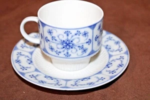 Kaiser West Germany, Kaiser Indigo, Echt Kobalt Coffee/Teacup & Saucer - Picture 1 of 9