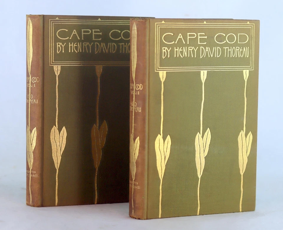 Sarah Wyman Whitman Designed 1896 Cap Cod Henry David Thoreau Amelia Watson - Image 1 of 4