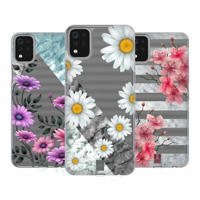 FUNDA HEAD CASE DESIGNS GEL MÁRMOL Y FLORES PARA TELÉFONOS LG 1 Foto 1 de 4
