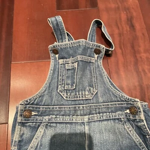 Le Tigre Size 5 jean Denim Overalls Jumpsuit USA kids - Picture 1 of 4