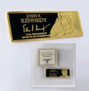 2012 John F Kennedy Greatest US Presidents Commemorative Ingot w/COA WB7-JFK02 - Picture 1 of 7