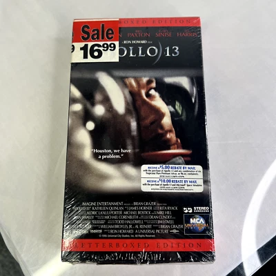 Apollo 13 VHS 1995 Letterboxed Tom Hanks **SEALED NEW** - Image 1 of 3