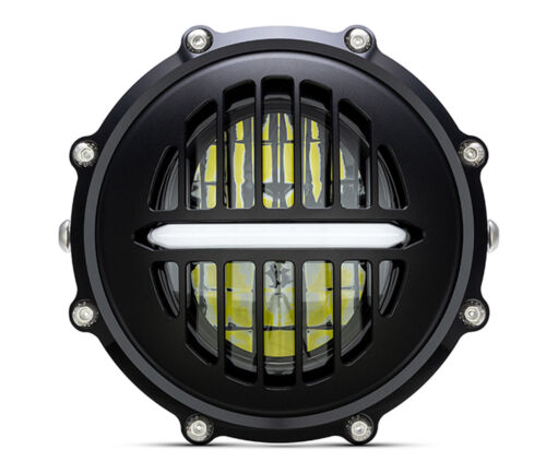 Kawasaki Projekt LED Scheinwerfer Mit Gefängnis Grill Z ZRX 750 800 900 1100