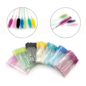 Disposable Eyelash Brush Mascara Wands Applicator Eyebrow Brush Makeup Tool - Picture 1 of 20