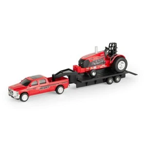 Tractor de tracción ERTL 1/64 Case IH "Red Menace" con camioneta y remolque 47569 - Imagen 1 de 6
