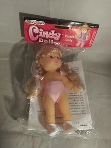 Fibre Craft Cindy Doll Poupee Craft Doll 6.75" Blonde Blue Eyes - Picture 1 of 2
