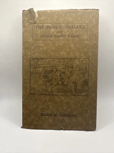 The Public Square And Other Short Verse - Rare Vintage 1924 Relda M. Caieau - Picture 1 of 4