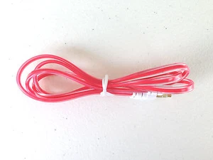 FLAT 3.5mm audio stereo aux auxiliary male cable jack FOR pc ipod iPhone 4s 5c 6 - Picture 1 of 16