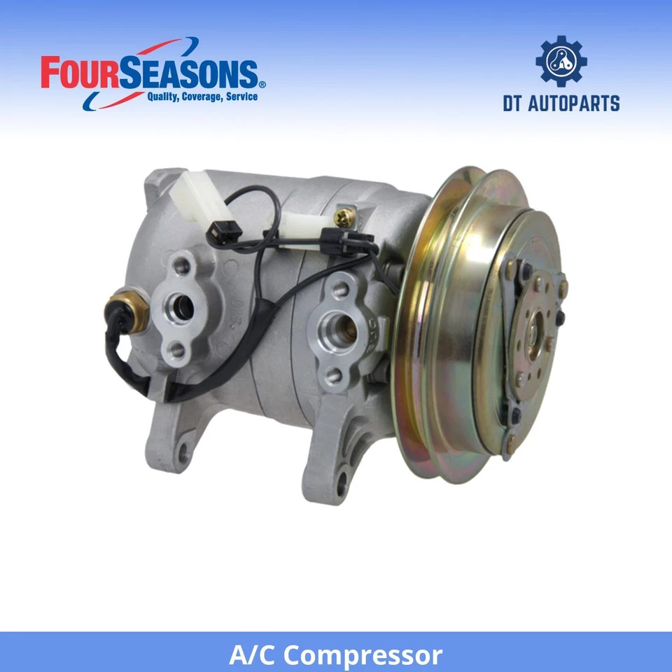 Компрессор кондиционера 4 сезона для Nissan D21 3,0 л 1986-1994 годов выпуска 1987 1988 1989 1990 - Изображение 1 из 4