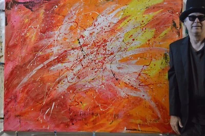 Mark Little,  Original, painting,60”x48”Acrylic,Abstract,36,extra Large,Giant,X - Image 1 of 4