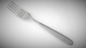 Oneida Peninsula Stainless Steel Frosted Handle Salad Fork 7 1/4" - Picture 1 of 1