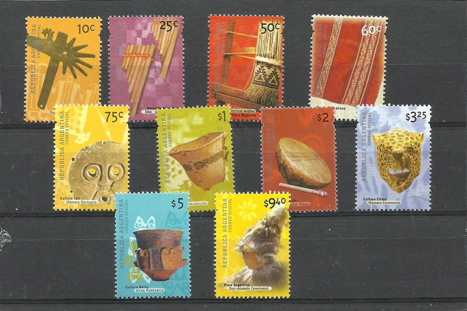 ARGENTINA, SC # 2125/34, MI # 2590/2599, COMPLETE SET, MNH - Image 1 of 1