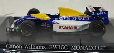 AOSHIMA 1/64 FW15C MONACO GP #2 A.PROST F1GP WILLIAMS MINITURE CAR COLLECTION - Image 1 of 4