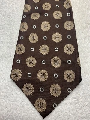 CORBATA CALBYS VINTAGE NIÑOS AÑOS 40 - 70 MODA DIVERTIDA MARRÓN BEIGE NEGRO 5 X 58 Foto 1 de 4