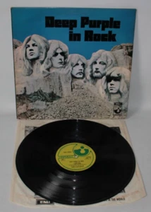 Deep Purple In Rock - 1970 Vinyl LP - Harvest SHVL 777 A-2 / B-1 - Picture 1 of 8