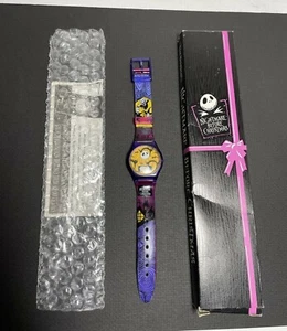 Tim Burtons Nightmare Before Christmas Watch Bats & Cats Needs Battery New - Picture 1 of 10