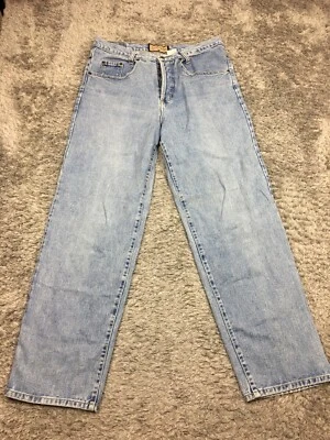 Jeans Street Wear Carole Little para mujer talla grande azul lavado claro denim relajado Foto 1 de 4