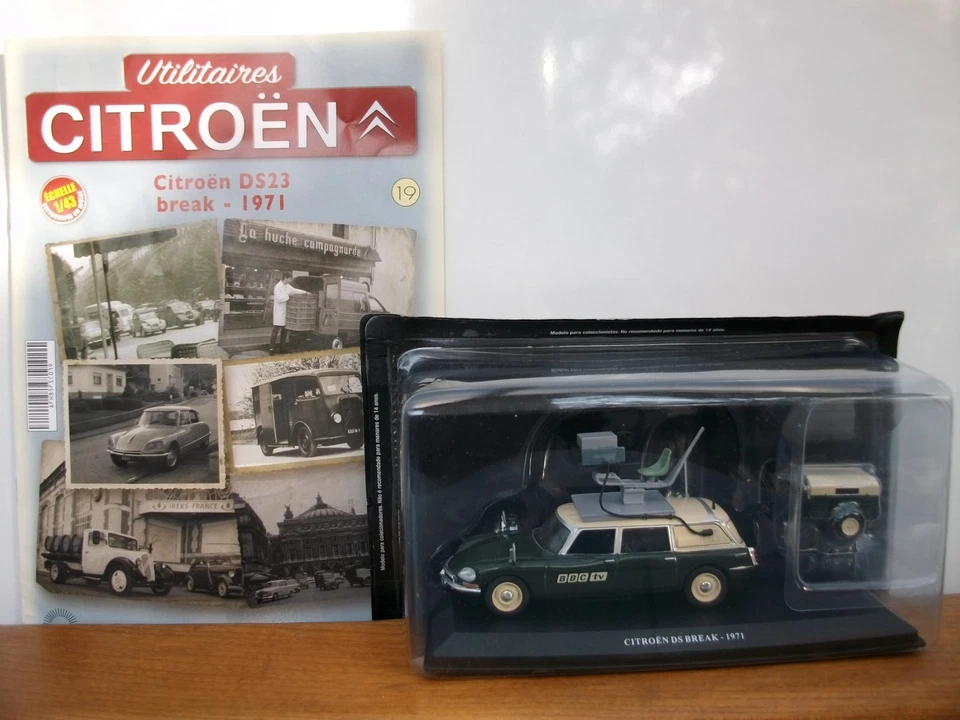 Collection Utilitaires CITROËN N°19 la DS23 Break BBC TV - 1971 et sa revue - Photo 1/3