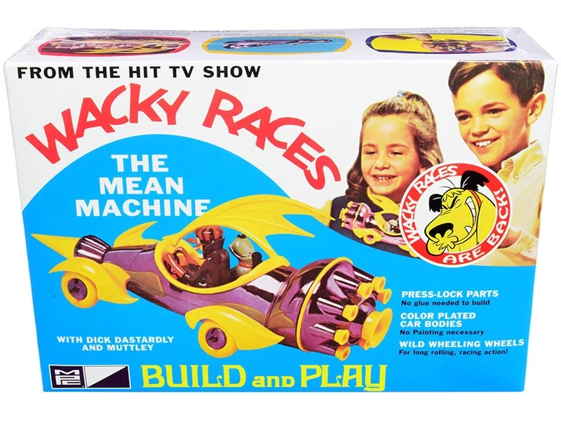 Skill 2 Snap Model Kit The Mean Machine with Dick Dastardly and Muttley Figurine - Image 1 of 1