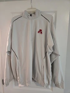 Lt Gray Free Swing Page & Tuttle XL American Family Care Pull Over, wind breaker - Picture 1 of 9
