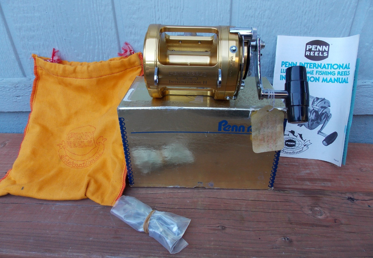 週末限定セール❕ペンリール　インターナショナル2　30ポンド Penn International II 30TW - New in Box, Vintage - Made in