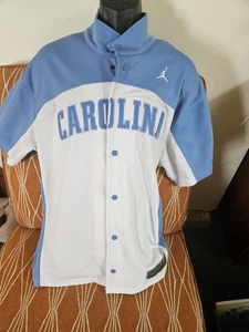Vintage 00's Jordan Brand UNC Tar Heels Warm Up Shooting Shirt Size M Nike Elite - Picture 1 of 7