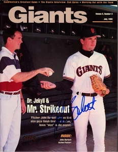 John Burkett Giants Signed Autograph Magazine *5073 - Picture 1 of 1