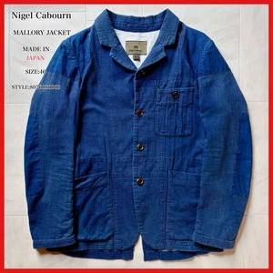 Nigel Cabourn Mallory Jacket Navy Cotton Size 46 Used Made in Japan - Picture 1 of 14