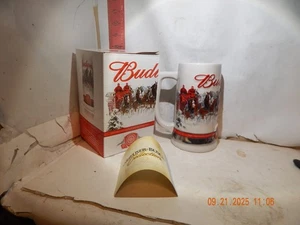 2011 Budweiser Holiday Stein mit Box & COA - Stärke, Kraft, Schönheit - Bild 1 von 3