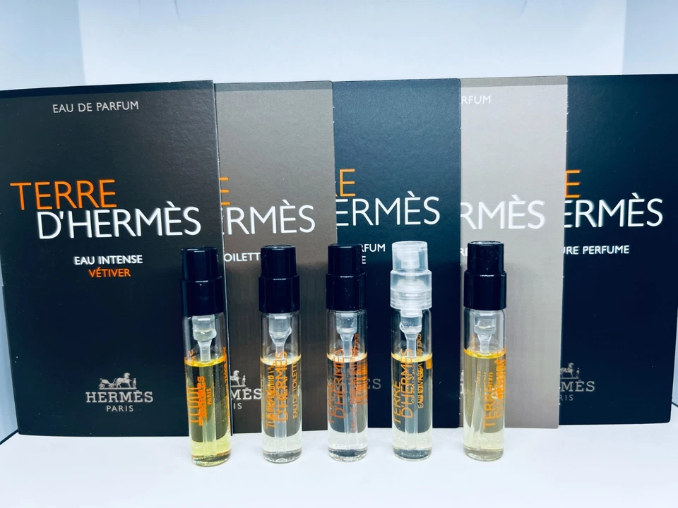 Hermes Terre D'Hermes EDT, - Intenso, Perfume, Vetiver Intenso, Eau Givree Juego de 5 Foto 1 de 1