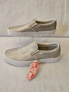 Vans Classic Slipper Metallic Silver Women’s 9.5 / Men’s 8 Neu Mit Etikett - Bild 1 von 6