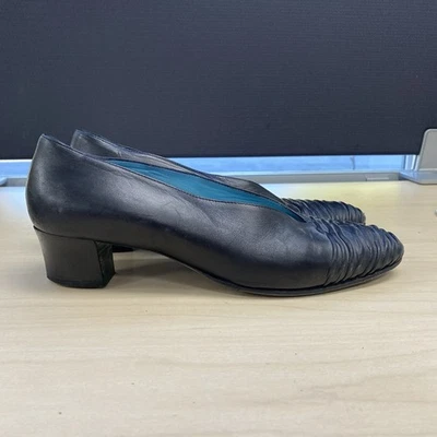 Zapatos de salón THIERRY RABOTIN para mujer 39,5/9 negros sin cordones de tacón bloque Foto 1 de 4