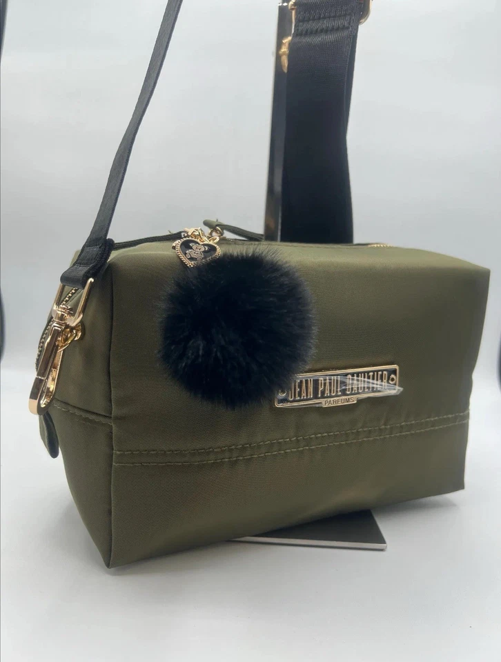 NWOT Jean Paul Gaultier Beauty Camera Bag, Case Shoulder Bag Crossbody+Bag Charm - Image 1 of 1