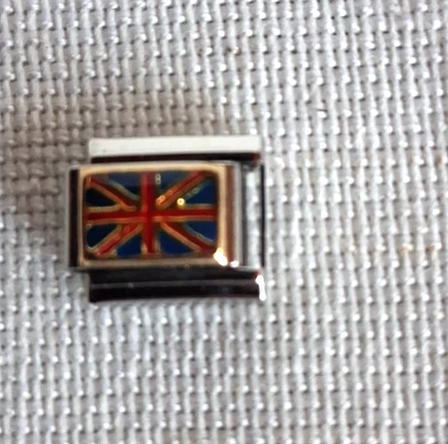 Morellato Charms Flaggen Edelstahl Module 9 mm auch für Nomination - Bild 1 von 1