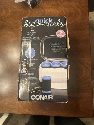Conair Quick Big Curls Jumbo 1.5" Flocked Hot Rollers No Clips Ulta Exclusive - Image 1 of 4