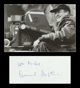 Bernardo Bertolucci (1941-2018) - Réalisateur - Page de livre d'or dédicacée - Imagen 1 de 3