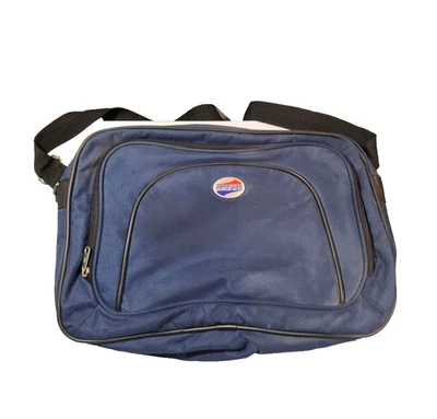 American Tourister темно-синий наплечная сумка легкий ручная кладь компьютер - Изображение 1 из 4